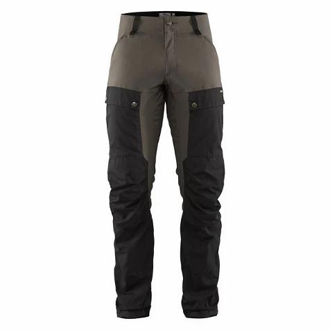 Fjällräven Men Keb Hiking Pants Black Grey PH319754 Philippines